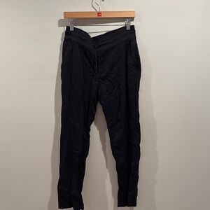 North Face Black Joggers with Tapered Leg and Elastic Waistband